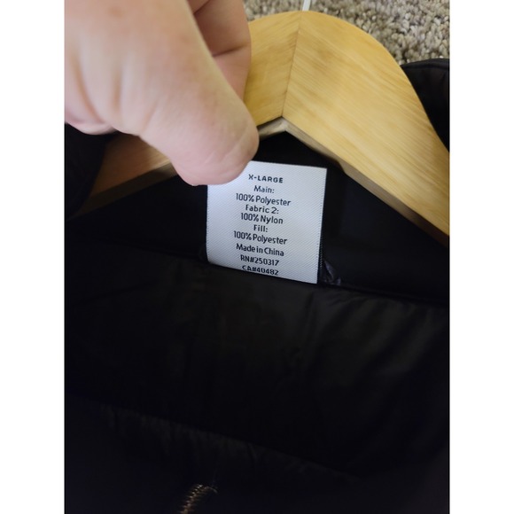 VARLEY Balfern Quilted Shell Jacket Sz XL Black Puffer Soft Shell - Picture 8 of 13